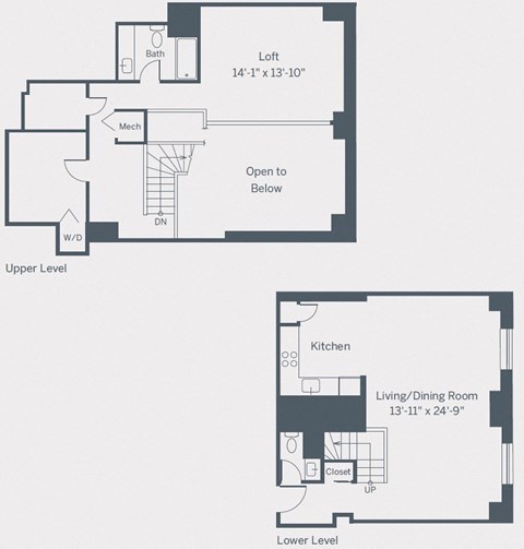 Floor Plan PH 105 at The Franklin Residences, Philadelphia, 19107